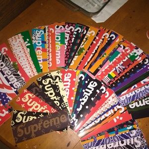 One random RARE SUPREME sticker